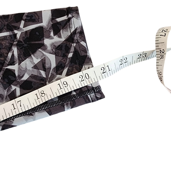 Athleta Women's Abstract Print Leggings - Brown and White - Picture 4 of 6